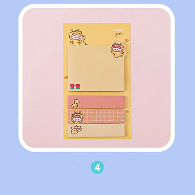 80 lehte/komplekt Multifilmi loomad Isekleepuvad kleepuvad märkmed Memoplaneerija kleebis Armsad kirjatarbed kingitus