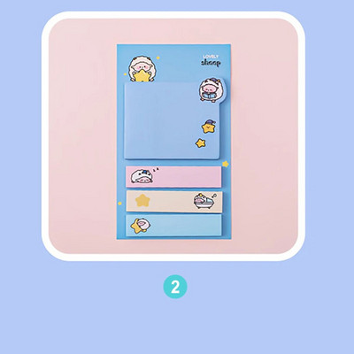 80 lehte/komplekt Multifilmi loomad Isekleepuvad kleepuvad märkmed Memoplaneerija kleebis Armsad kirjatarbed kingitus