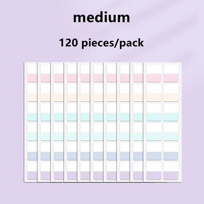 Πλαστικό αυτοκόλλητο ευρετηρίου PET Ετικέτες κατηγορίας χαριτωμένες αυτοκόλλητες σημειώσεις μαθητής σχολείου σελιδοδείκτης χαρτί αυτοκόλλητο αυτοκόλλητο οδηγιών δώρο