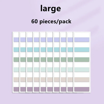 Πλαστικό αυτοκόλλητο ευρετηρίου PET Ετικέτες κατηγορίας χαριτωμένες αυτοκόλλητες σημειώσεις μαθητής σχολείου σελιδοδείκτης χαρτί αυτοκόλλητο αυτοκόλλητο οδηγιών δώρο