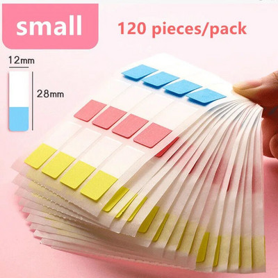 Πλαστικό αυτοκόλλητο ευρετηρίου PET Ετικέτες κατηγορίας χαριτωμένες αυτοκόλλητες σημειώσεις μαθητής σχολείου σελιδοδείκτης χαρτί αυτοκόλλητο αυτοκόλλητο οδηγιών δώρο