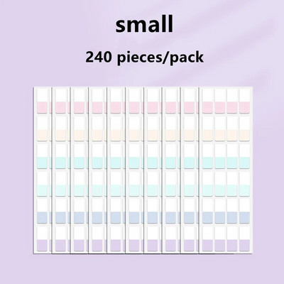 Πλαστικό αυτοκόλλητο ευρετηρίου PET Ετικέτες κατηγορίας χαριτωμένες αυτοκόλλητες σημειώσεις μαθητής σχολείου σελιδοδείκτης χαρτί αυτοκόλλητο αυτοκόλλητο οδηγιών δώρο