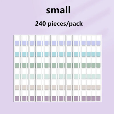 Πλαστικό αυτοκόλλητο ευρετηρίου PET Ετικέτες κατηγορίας χαριτωμένες αυτοκόλλητες σημειώσεις μαθητής σχολείου σελιδοδείκτης χαρτί αυτοκόλλητο αυτοκόλλητο οδηγιών δώρο