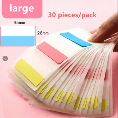 Πλαστικό αυτοκόλλητο ευρετηρίου PET Ετικέτες κατηγορίας χαριτωμένες αυτοκόλλητες σημειώσεις μαθητής σχολείου σελιδοδείκτης χαρτί αυτοκόλλητο αυτοκόλλητο οδηγιών δώρο