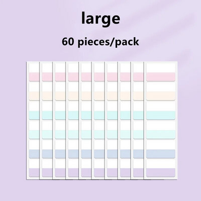 Πλαστικό αυτοκόλλητο ευρετηρίου PET Ετικέτες κατηγορίας χαριτωμένες αυτοκόλλητες σημειώσεις μαθητής σχολείου σελιδοδείκτης χαρτί αυτοκόλλητο αυτοκόλλητο οδηγιών δώρο