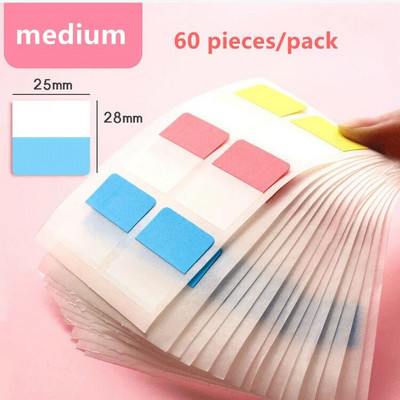 Πλαστικό αυτοκόλλητο ευρετηρίου PET Ετικέτες κατηγορίας χαριτωμένες αυτοκόλλητες σημειώσεις μαθητής σχολείου σελιδοδείκτης χαρτί αυτοκόλλητο αυτοκόλλητο οδηγιών δώρο