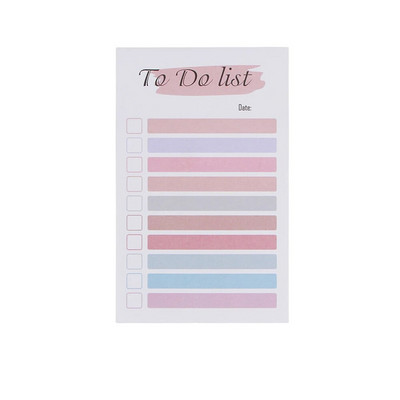 50 lapų vaivorykštės darbų sąrašas Lipnių užrašų bloknotas Atminimų planuotojas Nuplėšiamas užrašų bloknotas raštinės reikmenys