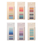 Σελίδες-δείκτες αδιάβροχες κολλώδεις καρτέλες ευρετηρίου Διαφανείς σημαίες σελίδας Σχολικά είδη