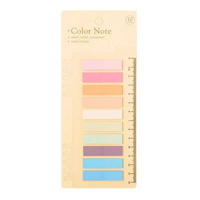 Σελίδες-δείκτες αδιάβροχες κολλώδεις καρτέλες ευρετηρίου Διαφανείς σημαίες σελίδας Σχολικά είδη