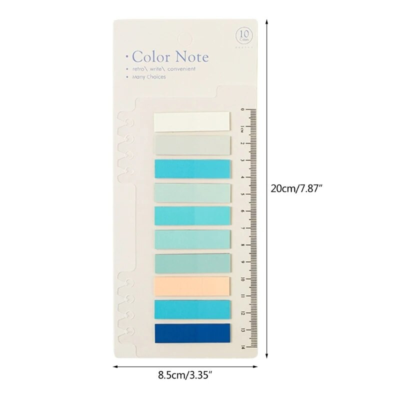 Σελίδες-δείκτες αδιάβροχες κολλώδεις καρτέλες ευρετηρίου Διαφανείς σημαίες σελίδας Σχολικά είδη