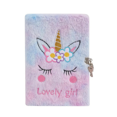 A5-kujuline multikas armas ükssarvikmärkmik, lukuga käsiraamatupäevikuraamat õpilastele õpilaste kooli visandiraamatu kirjatarvete kingitus