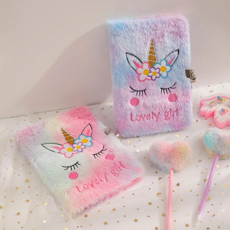 A5-kujuline multikas armas ükssarvikmärkmik, lukuga käsiraamatupäevikuraamat õpilastele õpilaste kooli visandiraamatu kirjatarvete kingitus