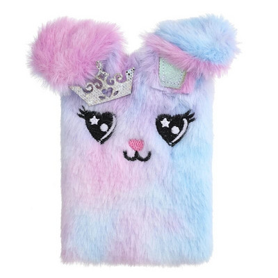 Kawaii animacinių filmų zuikis pliušinis dienoraštis, užrašų knygelė, nešiojamasis bloknotas, dienotvarkės knygų žurnalas Biuro reikmenys, raštinės reikmenys