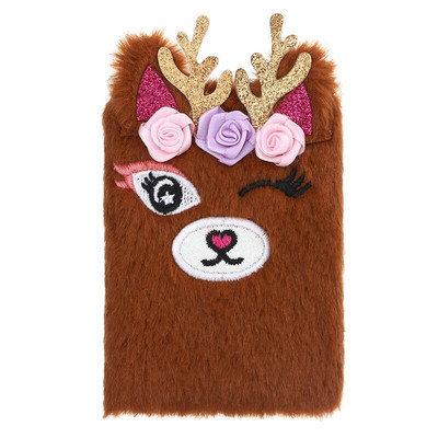 Kawaii animacinių filmų zuikis pliušinis dienoraštis, užrašų knygelė, nešiojamasis bloknotas, dienotvarkės knygų žurnalas Biuro reikmenys, raštinės reikmenys