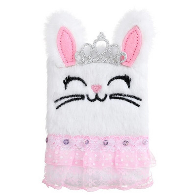 Kawaii animacinių filmų zuikis pliušinis dienoraštis, užrašų knygelė, nešiojamasis bloknotas, dienotvarkės knygų žurnalas Biuro reikmenys, raštinės reikmenys