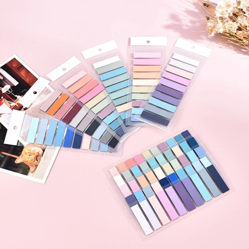 Failikaustade sildid Ühevärvilised märgid sobivad suurepäraselt värviliste märkmete tegemiseks ja reisimiseks