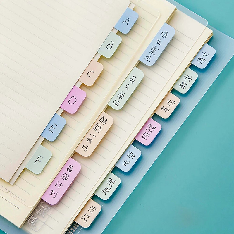 4 Φύλλα Πολύχρωμες ετικέτες μολύβδου Αυτοκόλλητα Σημεία σελίδων Κολλώδες σημείο ευρετήριο Αυτοκόλλητα Σελιδοδείκτες Λίστα υποχρεώσεων Χαρτικά