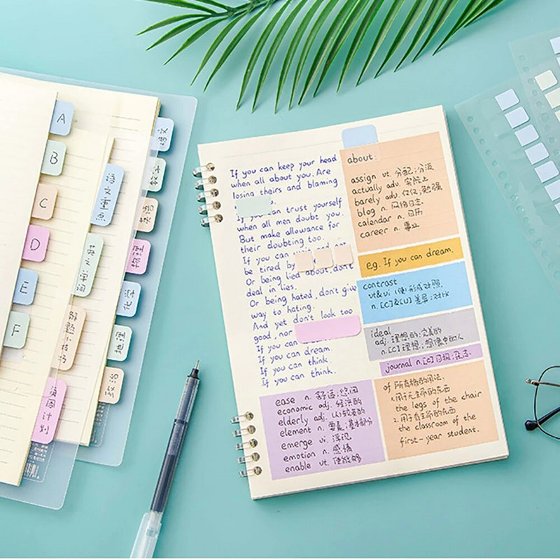 4 Φύλλα Πολύχρωμες ετικέτες μολύβδου Αυτοκόλλητα Σημεία σελίδων Κολλώδες σημείο ευρετήριο Αυτοκόλλητα Σελιδοδείκτες Λίστα υποχρεώσεων Χαρτικά