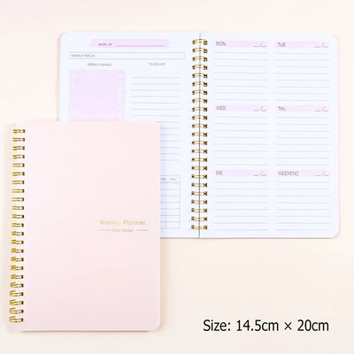 Tähtkuju Kaane Agenda Planner Sülevihik Dateerimata tähistaevas A6 Pehmest PU-nahast väike päevik Terve aasta Dateerimata iga päev ja kuu