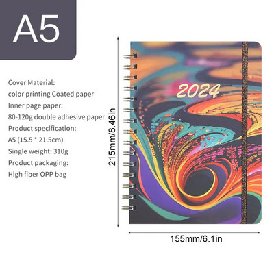 2024. aasta päevakava märkmik Ajahaldus Nädala kuuplaneerija Kahejuhtmeline sidumine Päevakava ajakava planeerijad Päevakava kalendri korraldaja