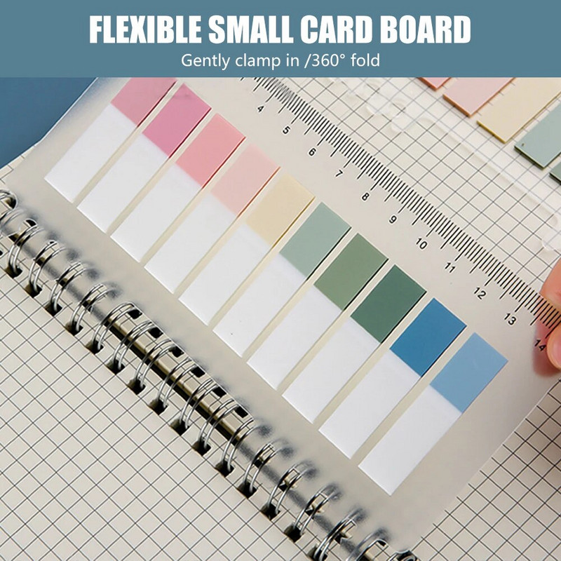 Läbipaistvad vahekaardid Lipud Kleepmärkmed Kirjatarbed Lastele Kingitused Veekindel isekleepuv memoMärkmik Kooli kontoritarbed