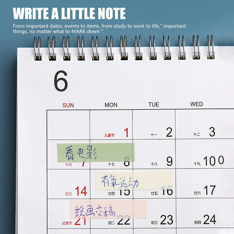 Läbipaistvad vahekaardid Lipud Kleepmärkmed Kirjatarbed Lastele Kingitused Veekindel isekleepuv memoMärkmik Kooli kontoritarbed