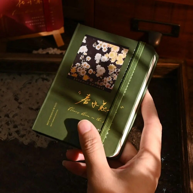 96 Φύλλα Φορητό Βιβλίο τσέπης Απλό Λογοτεχνικό Οριζόντιο Σημειωματάριο Μίνι Α7 Σχεδιασμός ημερολογίου Γραφείο Σχολική προμήθεια