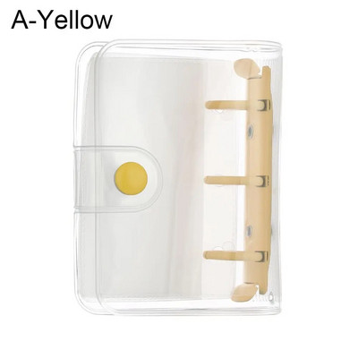 Mini File Folder 3 Hole Loose-leaf Refill Notebook Cover Hand account Diary Ring Binder Inner Pages Βιβλίο ημερολογίου