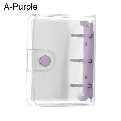 Mini File Folder 3 Hole Loose-leaf Refill Notebook Cover Hand account Diary Ring Binder Inner Pages Βιβλίο ημερολογίου