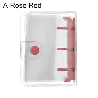 Mini File Folder 3 Hole Loose-leaf Refill Notebook Cover Hand account Diary Ring Binder Inner Pages Βιβλίο ημερολογίου