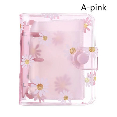 Mini File Folder 3 Hole Loose-leaf Refill Notebook Cover Hand account Diary Ring Binder Inner Pages Βιβλίο ημερολογίου