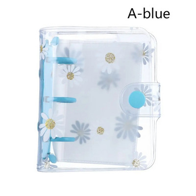 Mini File Folder 3 Hole Loose-leaf Refill Notebook Cover Hand account Diary Ring Binder Inner Pages Βιβλίο ημερολογίου