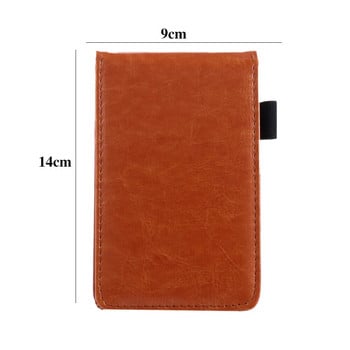 Δερμάτινο κάλυμμα Pocket Planner A7 Notebook Μικρό Σημειωματάριο Σημειωματάριο Βιβλίο Επιχειρηματικό Ημερολόγιο Σημειώσεις Γραφείο Σχολική Γραφική ύλη