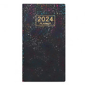 A6 2024 Ingliskeelne Planner Nahast Kõvakaaneline 120 lehekülge Tindikindel paber Elegantne ajakirja piimatoodete märkmik õpilaste tarvikud