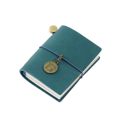 Notebook Traveler's Fromthenon Mini Notebook με χαλαρά φύλλα Top Layer Leather Pocket Planner Notebooks for Students Χαρτικά