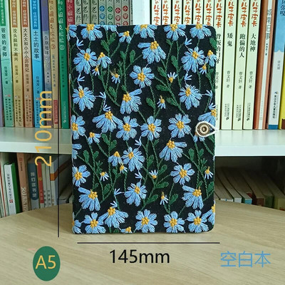 Α5/A6 Χειροποίητο Κέντημα Σημειωματάριο Μαθητικής Εργασίας Σκίτσο Κενό Χέρι Ledger Απλές φορητές προμήθειες γραφικής ύλης