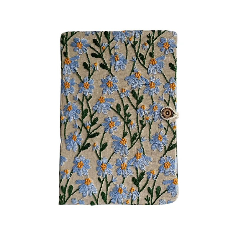 Α5/A6 Χειροποίητο Κέντημα Σημειωματάριο Μαθητικής Εργασίας Σκίτσο Κενό Χέρι Ledger Απλές φορητές προμήθειες γραφικής ύλης