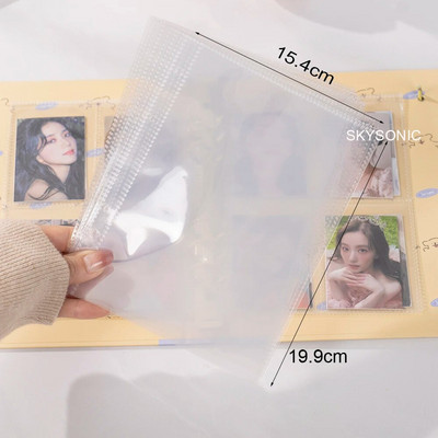 SKYSONIC uustulnuk A5 köitja, kogumisraamat, pluus fotoalbum Agenda Kawaii koerapostkaartide rõngaste korraldaja isetegemise täitematerjalide tarnijad