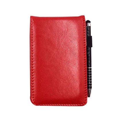 Δερμάτινο μικρό σημειωματάριο τσέπης A7 Planner Daily Memo Mini Notepad με μεταλλικό στυλό γραφίδας για επαγγελματικά ταξίδια γραφείου