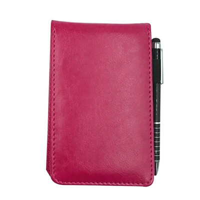Δερμάτινο μικρό σημειωματάριο τσέπης A7 Planner Daily Memo Mini Notepad με μεταλλικό στυλό γραφίδας για επαγγελματικά ταξίδια γραφείου
