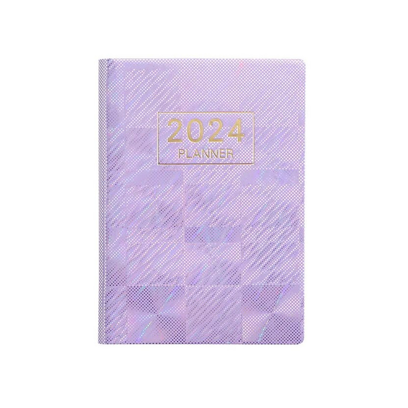 Notebook A7 Mini Agenda 2024 Σημειωματάριο τσέπης Σημειωματάριο λέιζερ φορητό εβδομαδιαίο προγραμματιστή Defter Caderno Inteligente Planificador