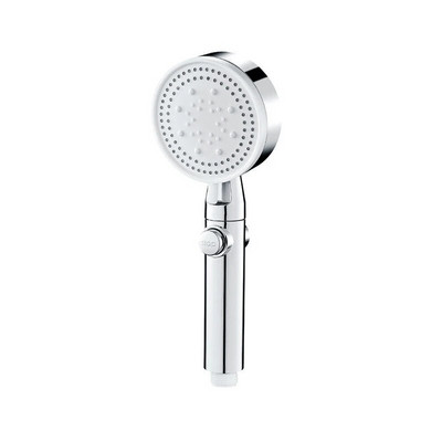 Κεφαλή ντους 6 Λειτουργιών Εξοικονόμηση νερού Ρυθμιζόμενο ντους υψηλής πίεσης με ένα κλειδί οικολογικό μασάζ ντους Αξεσουάρ μπάνιου