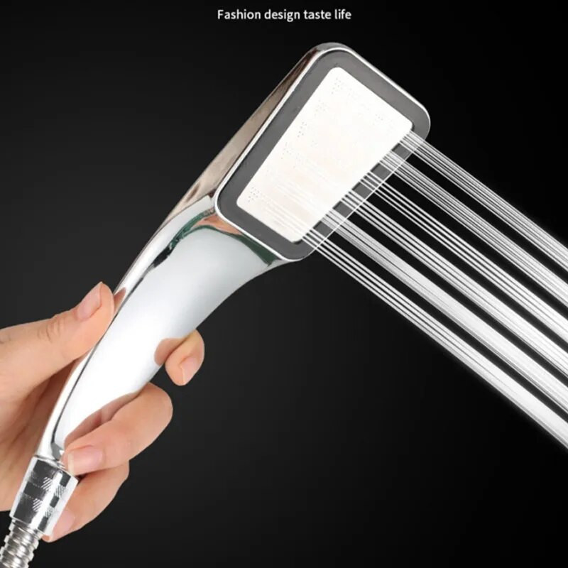 Snažna mlaznica pod pritiskom Štednja vode Visokotlačni tuš s kišnim tušem Kromirana visokotlačna mlaznica Kupaonski pribor