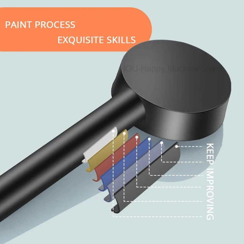 Μαύρη κεφαλή ντους 5 λειτουργιών Ρυθμιζόμενη κεφαλή ντους Εξοικονόμηση νερού υψηλής πίεσης Κεφαλή ντους Μασάζ κεφαλή ντους Αξεσουάρ μπάνιου