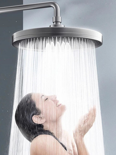 ÚJ 6 üzemmód esőzuhanyfej nagynyomású víztakarékos felső esőzuhany állítható zuhany csaptelep fürdőszobai kiegészítők