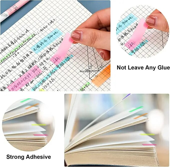 700-osaline komplekt Kaasaskantavad kleebised Märkmikud Märkmikud Sildid Aksessuaarid