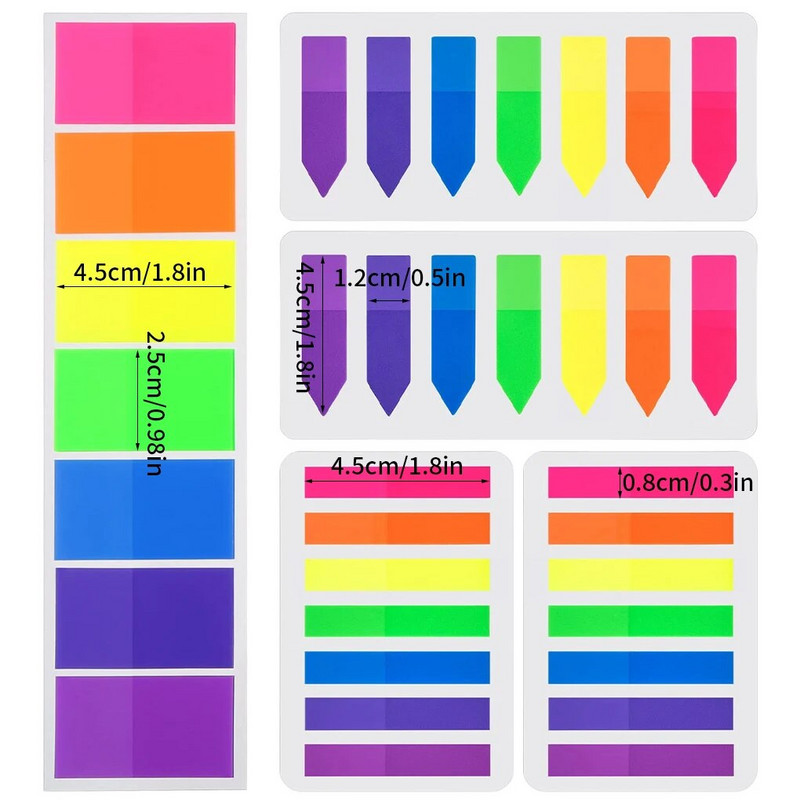 700-osaline komplekt Kaasaskantavad kleebised Märkmikud Märkmikud Sildid Aksessuaarid