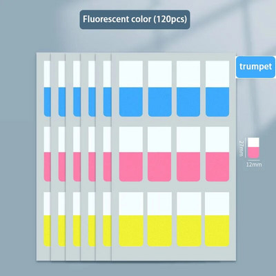 Αυτοκόλλητα ευρετηρίου Αυτοκόλλητα με αυτοκόλλητες ετικέτες που επισημαίνονται με έγχρωμο αυτοκόλλητο φθορίζοντος αυτοκόλλητο οδηγιών αυτοκόλλητες σημειώσεις