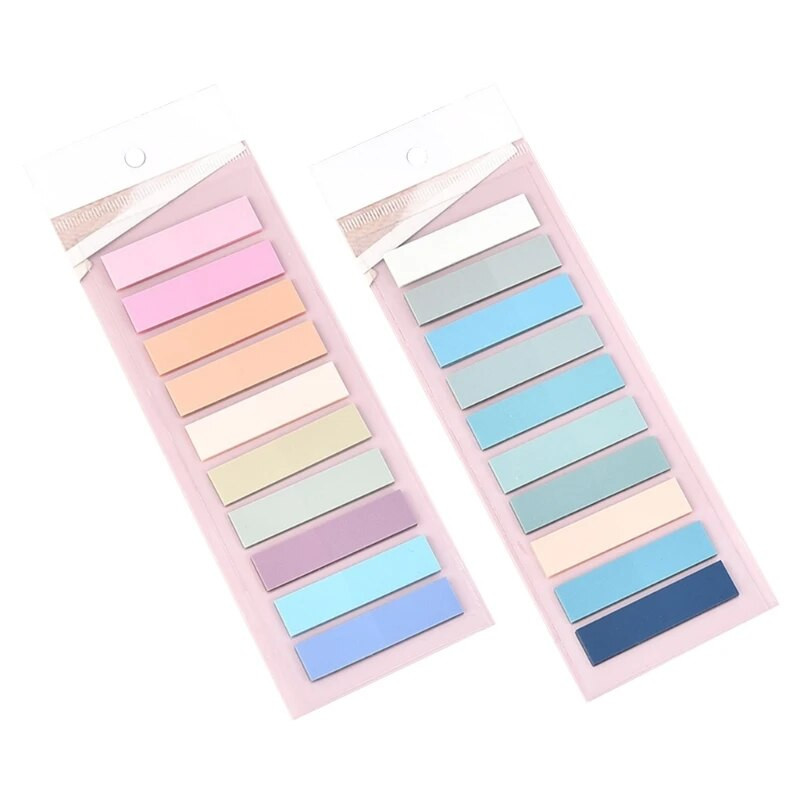 Naljepnice za indeks Morandi Color Convenience Stickers Ins Style Color Student Notes
