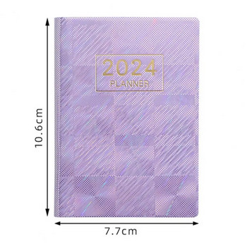 Laser Agenda 2024 Planner Notebook Cuadernos Cahier Colorful Notebook Planner 2024 Journal Libretas Diary Cuaderno Notebooks